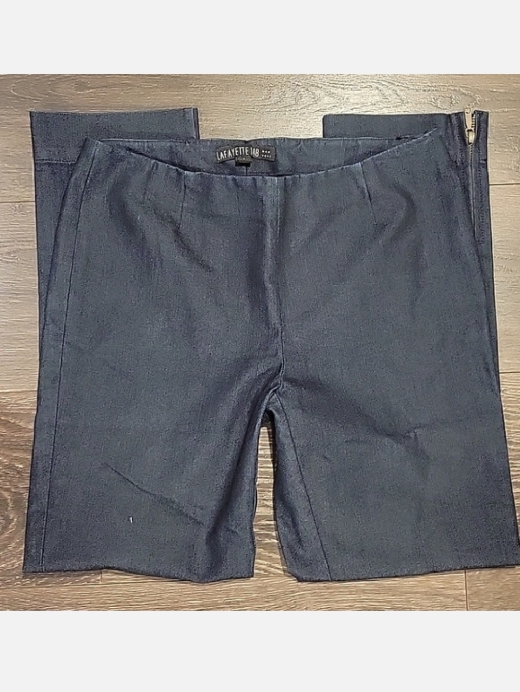 Lafayette 148 Side Zip Straight Ankle Denim Pants / Jeans, 4 (27)